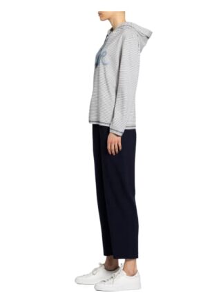 More & More Hoodie Mit Glitzergarn weiss