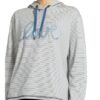 More & More Hoodie Mit Glitzergarn weiss