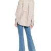 Mos Mosh Overshirt Mit Glitzergarn beige