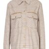 Mos Mosh Overshirt Mit Glitzergarn beige