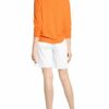 Mos Mosh Oversized-Pullover Pitch Mit 3/4-Arm orange