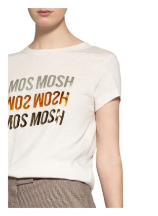 Mos Mosh T-Shirt Mavis Mit Leinen weiss