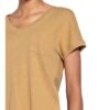 Mos Mosh T-Shirt Maya Mit Leinen braun