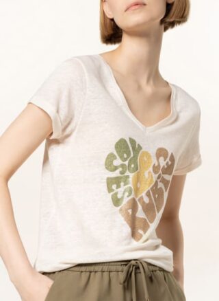 Mos Mosh T-Shirt Rubies Aus Leinen gruen