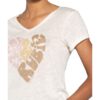 Mos Mosh T-Shirt Rubies Aus Leinen weiss