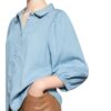 Moss Copenhagen Bluse Jaina Mit 3/4-Arm blau