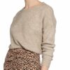 Moss Copenhagen Pullover Mit Mohair beige