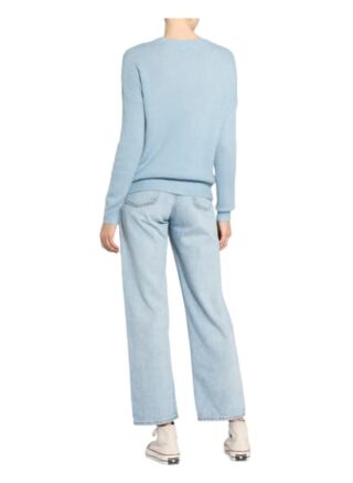 Moss Copenhagen Pullover Mit Mohair blau