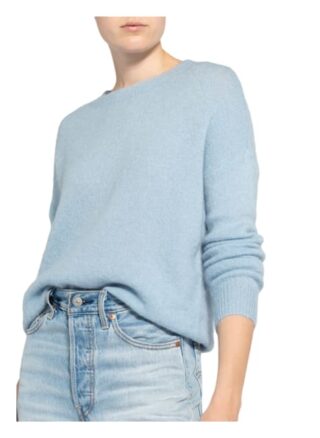 Moss Copenhagen Pullover Mit Mohair blau