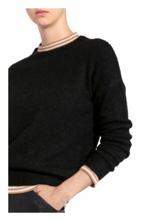 Moss Copenhagen Pullover Mit Mohair schwarz