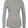 Moss Copenhagen Rollkragenpullover Erica grau