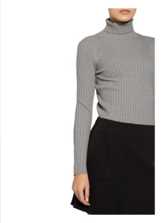 Moss Copenhagen Rollkragenpullover Erica grau
