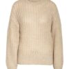 Moss Copenhagen Rollkragenpullover Heidi beige