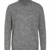 Moss Copenhagen Rollkragenpullover grau