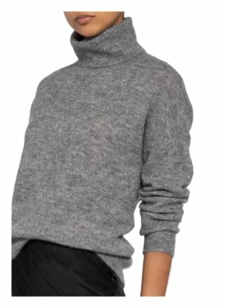 Moss Copenhagen Rollkragenpullover grau