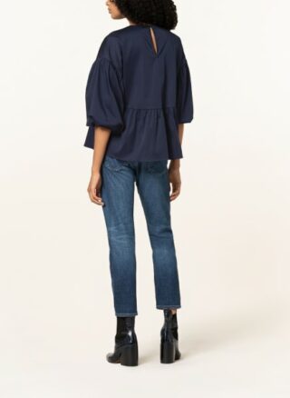 Mrs & Hugs Blusenshirt Mit 3/4-Arm blau