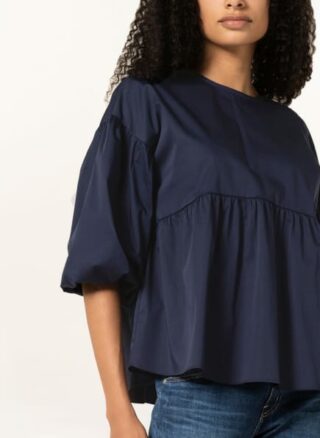 Mrs & Hugs Blusenshirt Mit 3/4-Arm blau