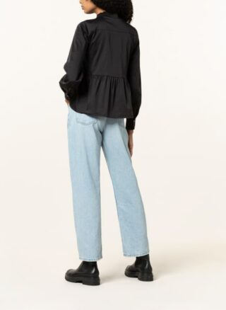 Mrs & HUGS Blusenshirt Damen, Schwarz