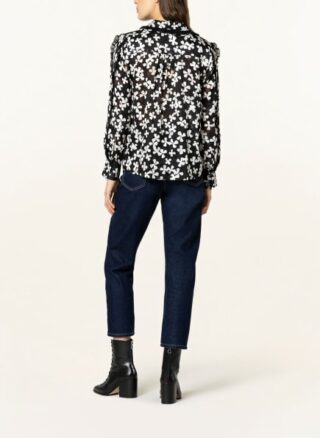 Mrs & HUGS Blusenshirt Damen, Schwarz