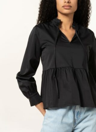 Mrs & HUGS Blusenshirt Damen, Schwarz