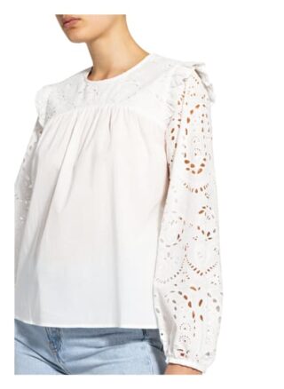 Mrs & HUGS Blusenshirt Damen, Weiß
