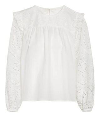 Mrs & HUGS Blusenshirt Damen, Weiß