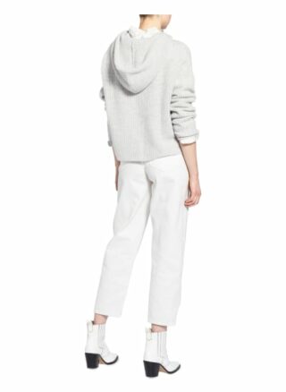 Mrs & Hugs Cashmere-Hoodie grau
