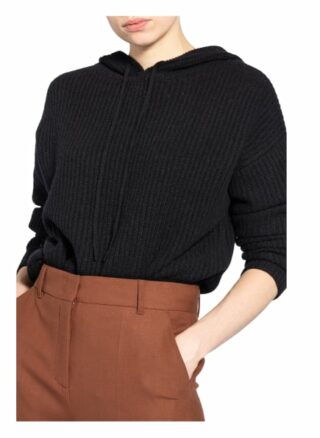 Mrs & Hugs Cashmere-Hoodie schwarz