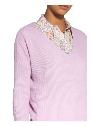 Mrs & Hugs Cashmere-Pullover violett