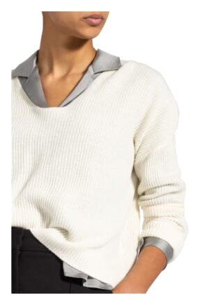 Mrs & Hugs Cashmere-Pullover weiss
