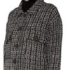 Mrs & Hugs Overshirt Mit Glitzergarn schwarz