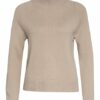 Mrs & Hugs Rollkragenpullover Aus Cashmere beige