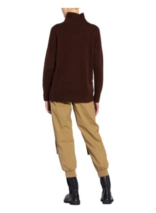Mrs & Hugs Rollkragenpullover Aus Cashmere braun