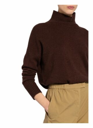 Mrs & Hugs Rollkragenpullover Aus Cashmere braun