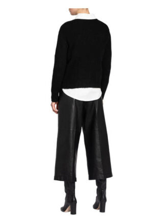 Mrs & Hugs Rollkragenpullover Mit Alpaka schwarz