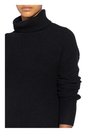 Mrs & Hugs Rollkragenpullover Mit Cashmere schwarz