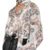 Mrs & Hugs Schluppenbluse Aus Seide weiss