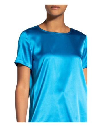 Mrs & Hugs Seidenshirt blau