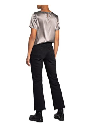 Mrs & Hugs Seidenshirt silber