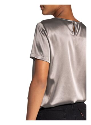 Mrs & Hugs Seidenshirt silber