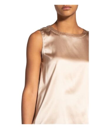 Mrs & HUGS Seidentop Damen, Beige