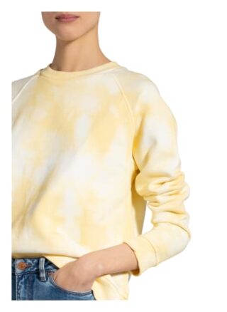 Mrs & Hugs Sweatshirt gelb