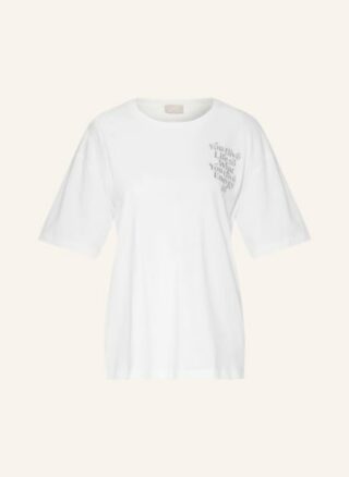 Mrs & HUGS T-Shirt Damen, Weiß