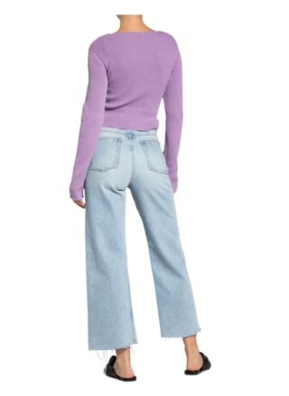 Na-Kd Cropped-Pullover violett