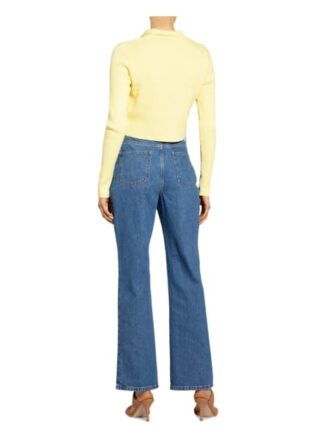Na-Kd Cropped-Strickjacke gelb