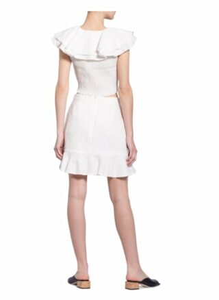Na-Kd Cropped-Top Aus Leinen weiss