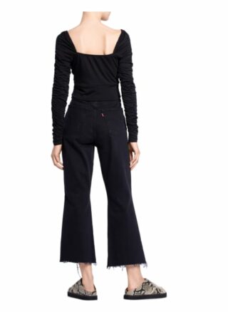Na-Kd Cropped-Top schwarz