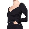 Na-Kd Cropped-Top schwarz