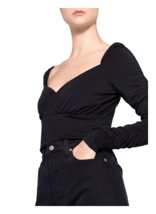 Na-Kd Cropped-Top schwarz