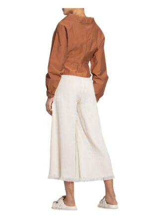 Nanushka Bluse Idris In Wickeloptik braun